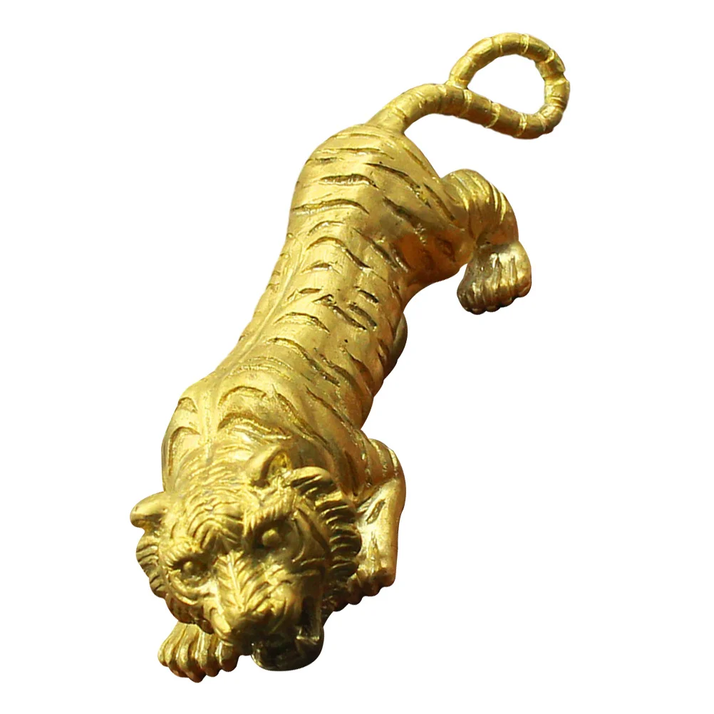 

Premium Copper Tiger Statue Vivid Craftsmanship Home Decor Gift New Year Tiger Ornament for Desk Decoration Home Desktop Decor