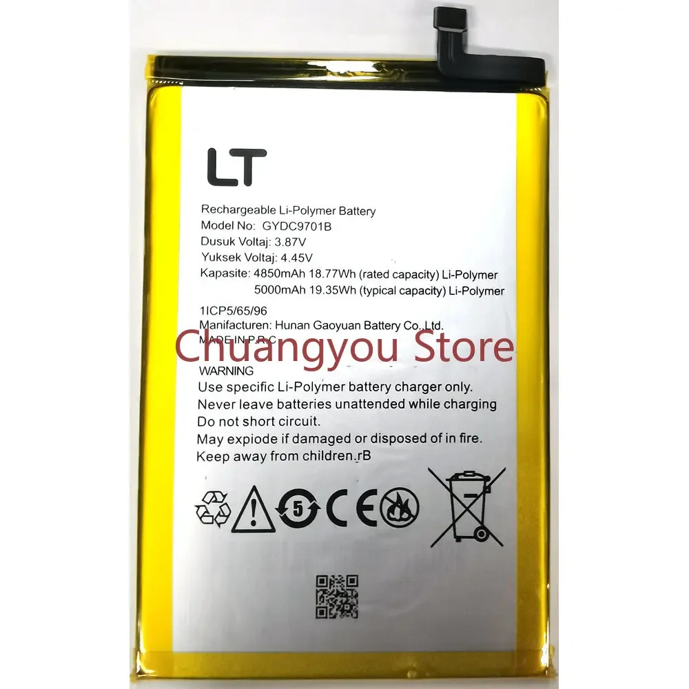 

2024 LT GYDC9701B Replacement Mobile Phone Battery 3.87V 4850mAh New