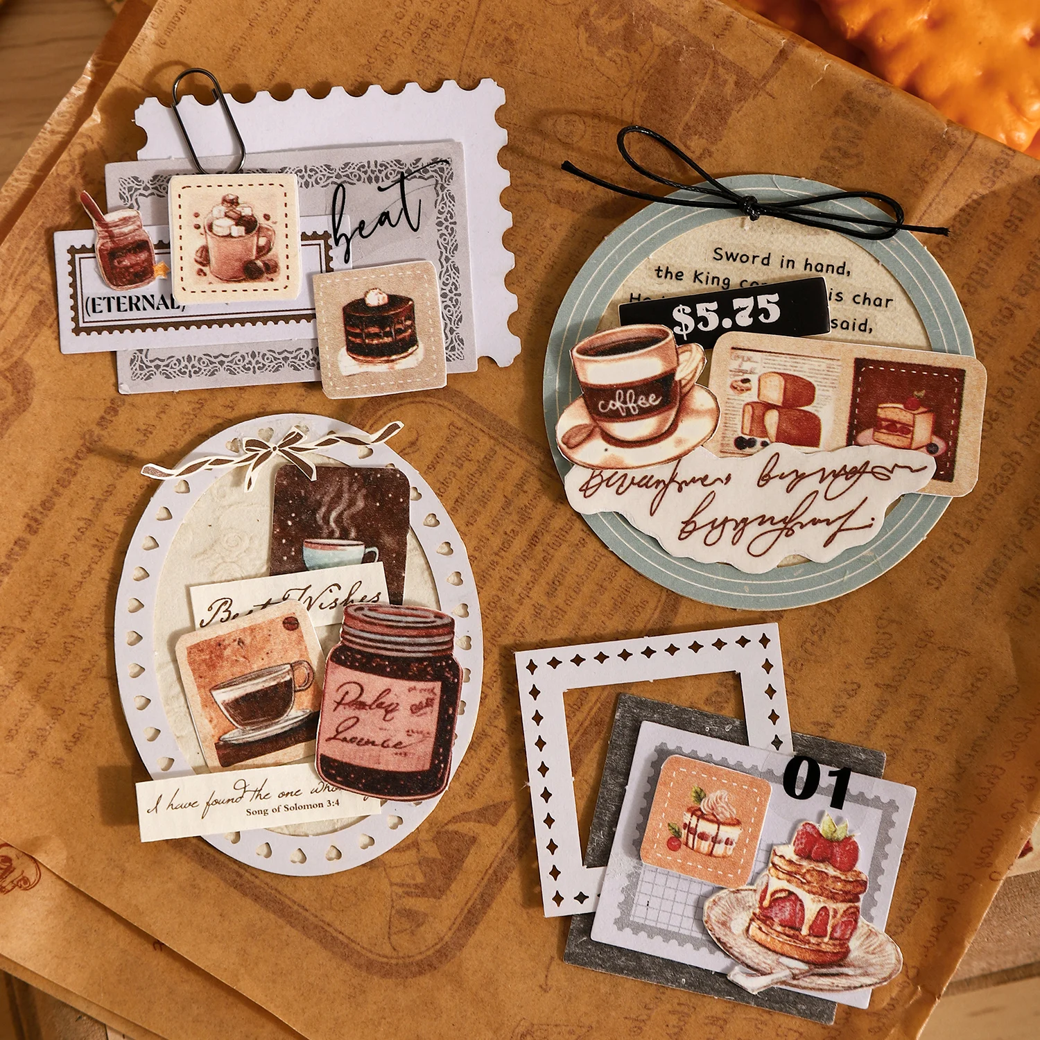 Cinta Decorativa Vintage con D - Coffee Tea Journal reseña y precio