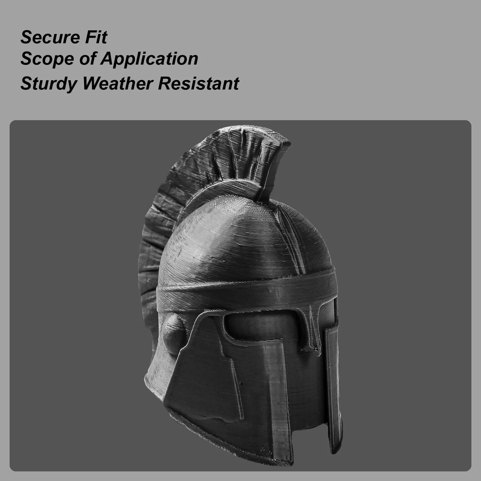 

Hitch Receiver Cover 3D Printing Exterior Funny Cartoon Gladiator Shaped Receiver Tube Hitch Plug For Automotive ATV Boat Trucks