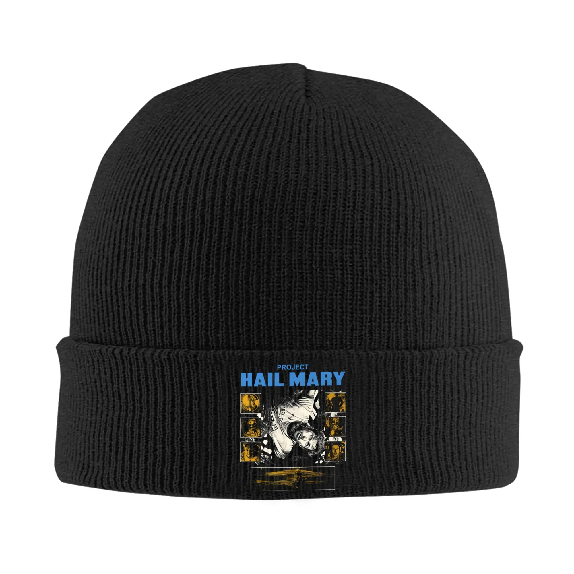 Project Hail Mary Hats Autumn Winter Skullies Beanies Baggy Ryan Gosling Cap Female Male Acrylic Knitted Hat