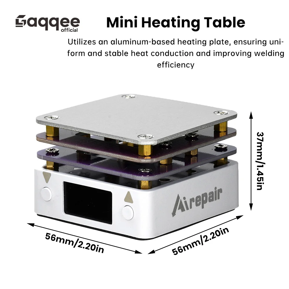 

Цифровая мини-паяльная станция PD65W 20V для предварительного нагрева печатных плат и SMD-компонентов, инструмент для ремонта и пайки