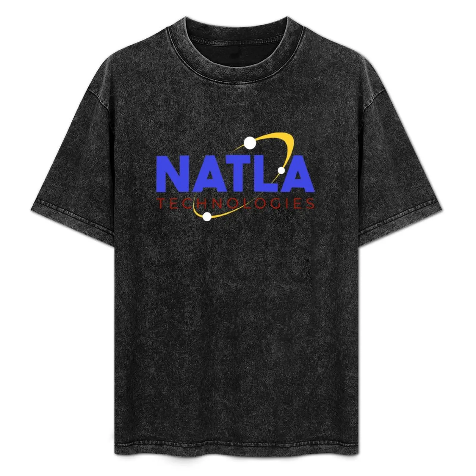 

NATLA Technologies T-Shirt Basic Solid Color Short Sleeve T-Shirt
