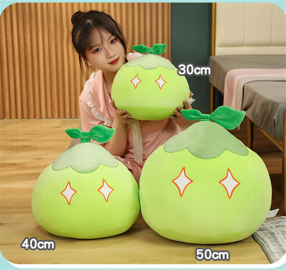 Genshin Impact - oreiller en peluche, poupée en peluche visqueuse, oreiller doux, décoration de