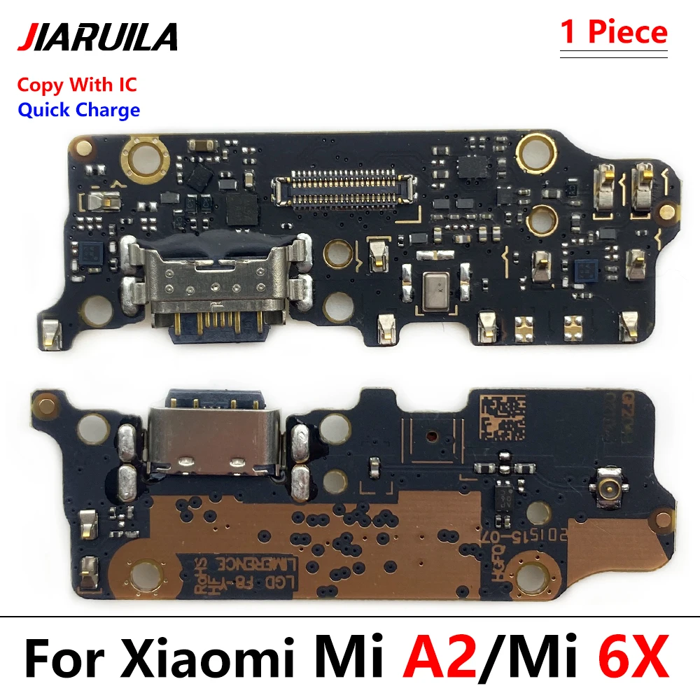 New For Xiaomi Mi A1 A2 5X 6X A3 Lite USB Port Charger Dock Plug Connector Charging Board FLex Cable Mic Microphone Board