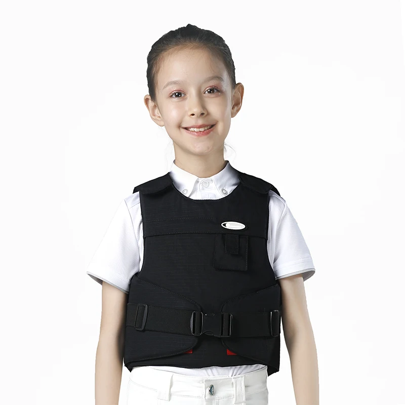 Child Equestrian vest Kid Equine Bady Protector Boy Riding Horses Vest Girls Body Protection Unisex S M L size Black Vest