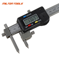 5-150mm 5-200mm 5-300mm Digital Center Distance Vernier Caliper Edge Center Distance Center Hole Measurement Electronic Caliper