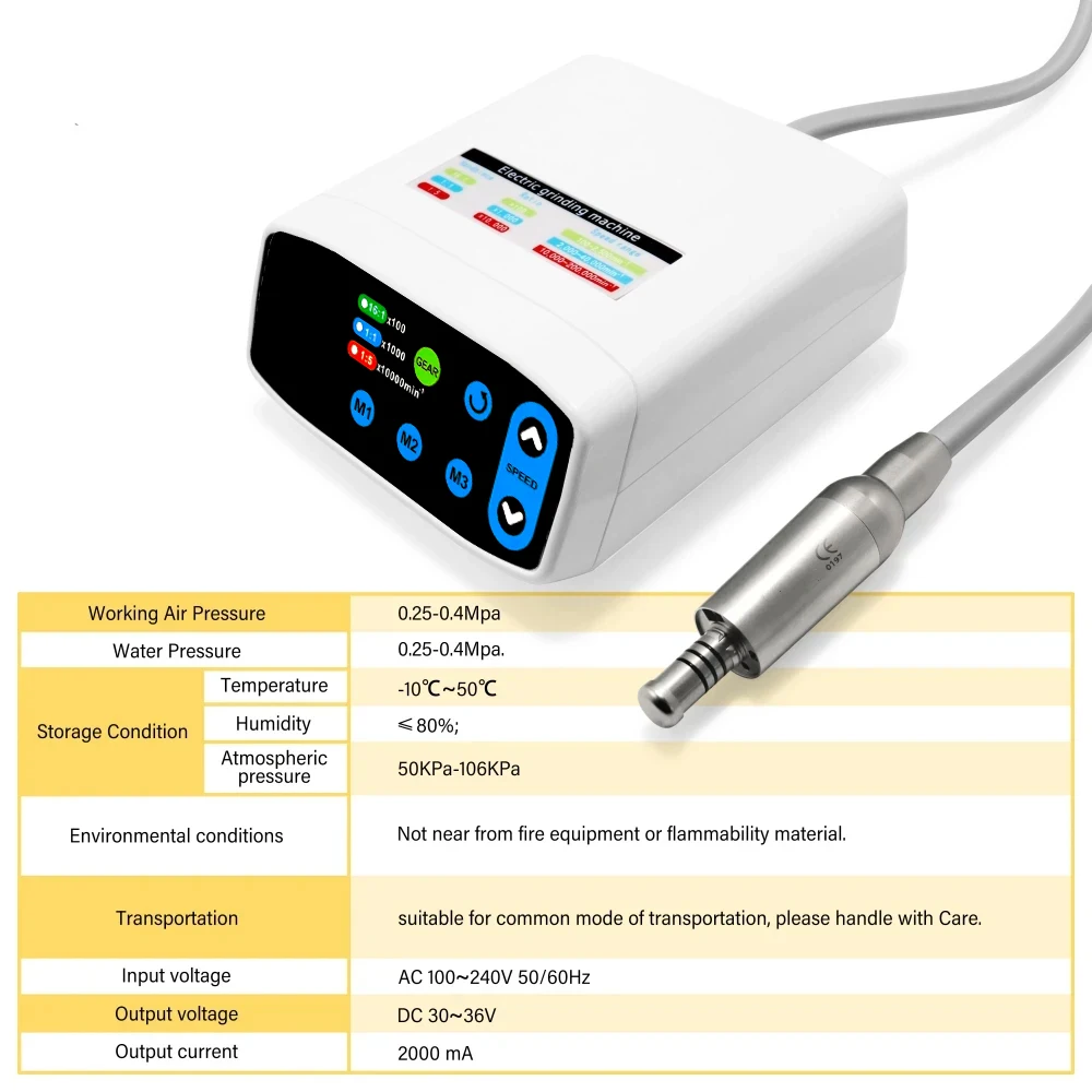 Odonto sem Galantia Dental brushless LED micro motor can work With 1:5 1:1 16:1 Contra Angle Dentist Low Speed Handpiece