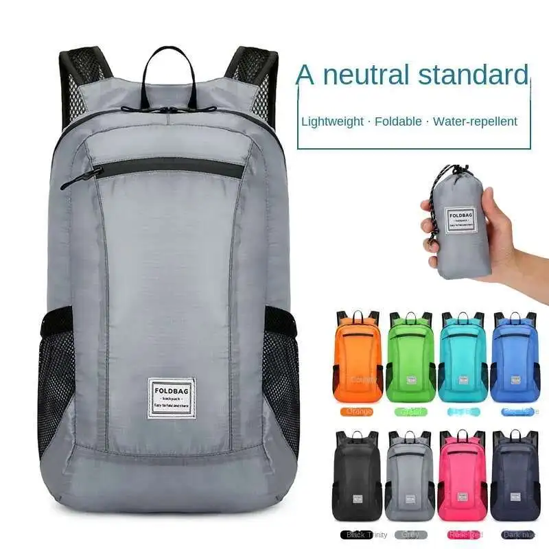 

Lightweight Skin Spart Bag Portable Folding Backpack Unisex Travel Backpack Ultra-light Outdoor Sports Shoulders Bag