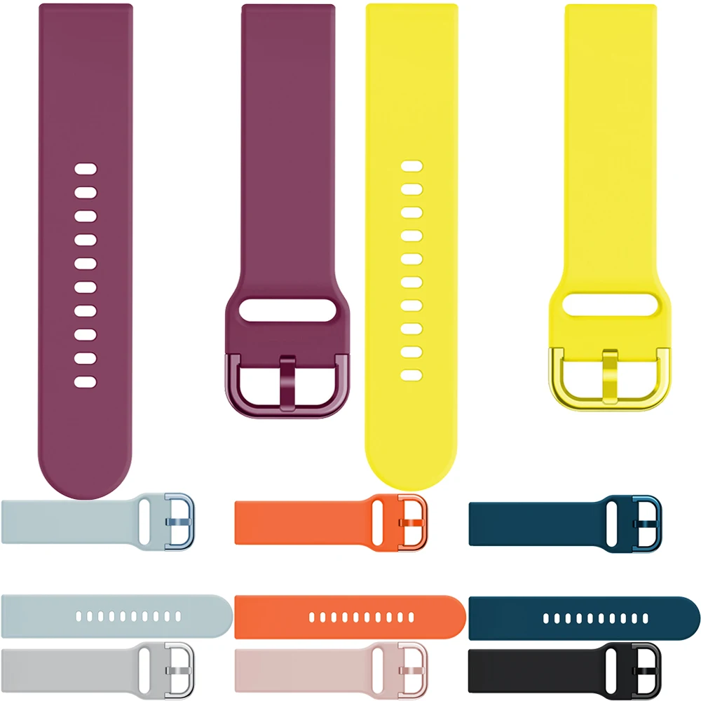 20 مللي متر/22 مللي متر استبدال حزام (استيك) ساعة حزام لهواوي ساعة GT2/GT3/GT4/GT5 الشرف سوار الساعة الذكية كوريا معصمه اكسسوارات