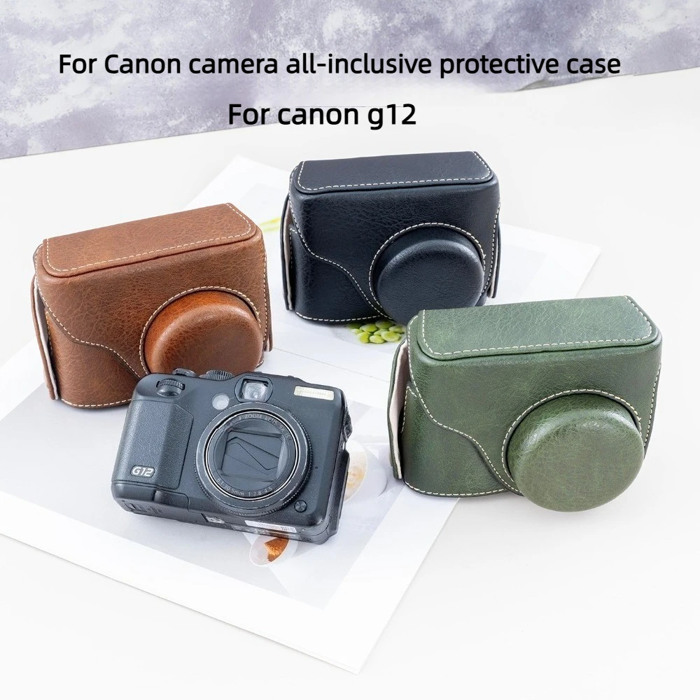 All-inclusive Camera Accessorie For Canon G12 PU Leather Pretective Case camera bag All-inclusive camera case base