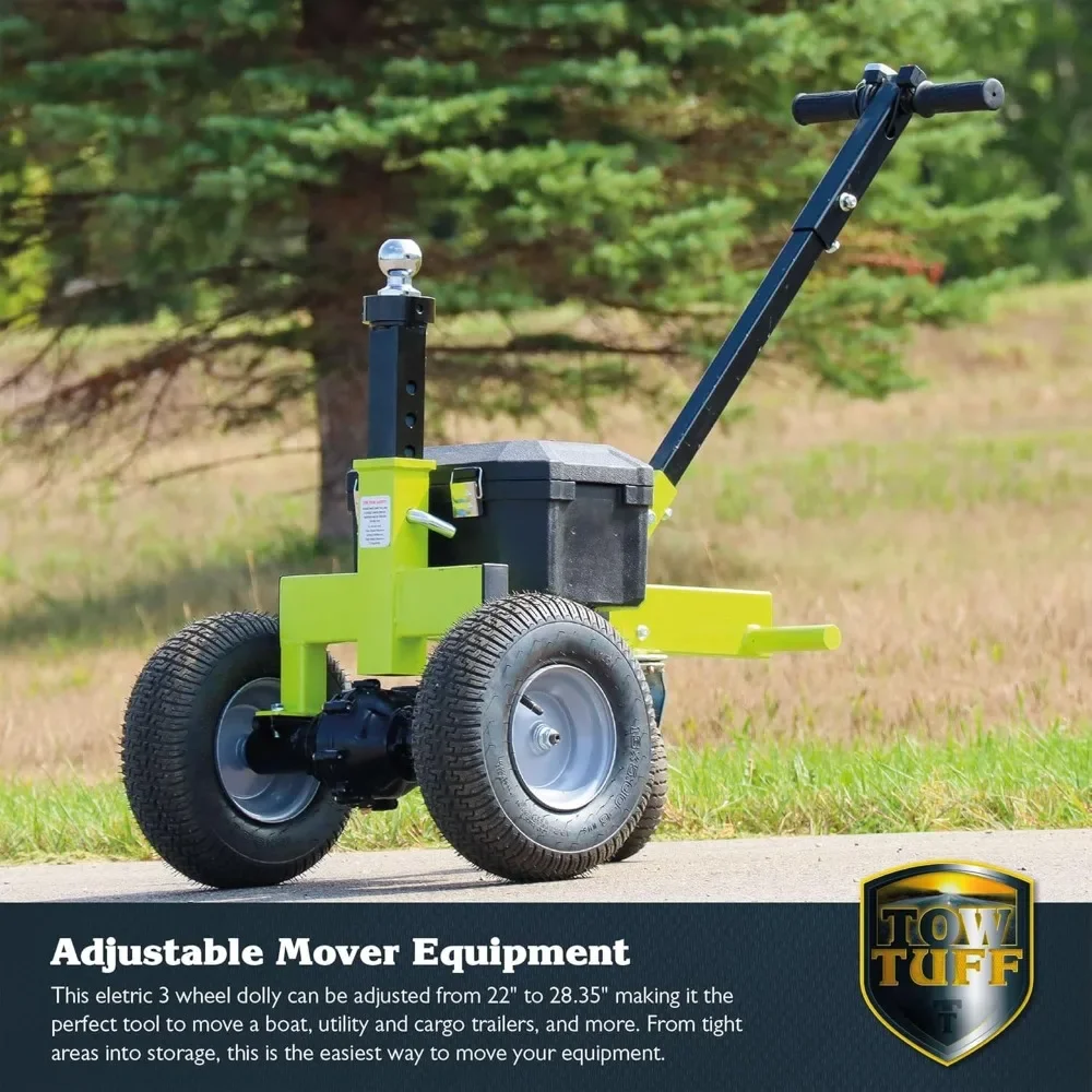 

Hot sale.Utility Trailer Dolly with Adjustable Ball Hitch, 3500 Pound Capacity, Green
