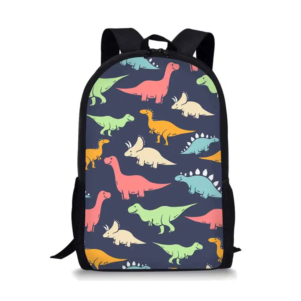 Sac à Dos à Motif de Dinosaure de Dessin Animé Mignon pour Enfant, Cartable Multifonctionnel pour Garçon et Fille Adolescent