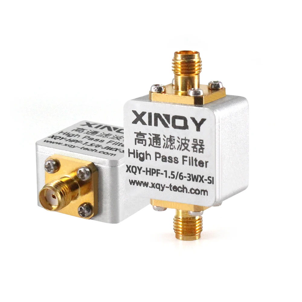 1.5/6 - 3W X - SI 1500-6000MHz High Pass Filter -K 3W -55C~ + 100C Operating Temperature 21.6x20.4x14.7mm Dimensions