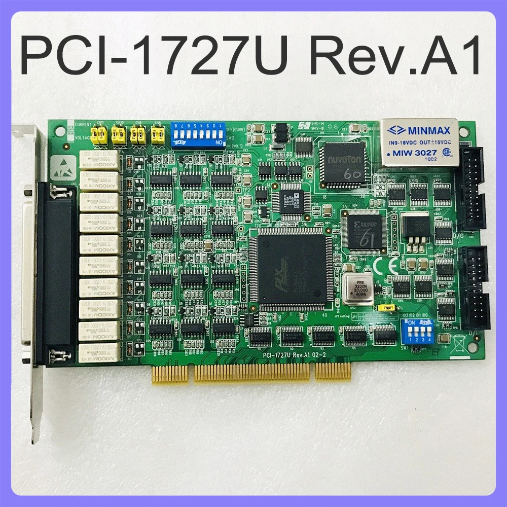 

14 Bit Serial Port 12-Channel Analog Output With Digital IO Card For Advantech PCI-1727U Rev.A1