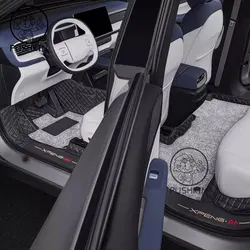 LHD RHD For Xpeng G6 XPENG G6 CORE+ 2026 2025 2024 PU Trunk Mats Car Waterproof Floor Mats Car Accessories Fully Surrounded