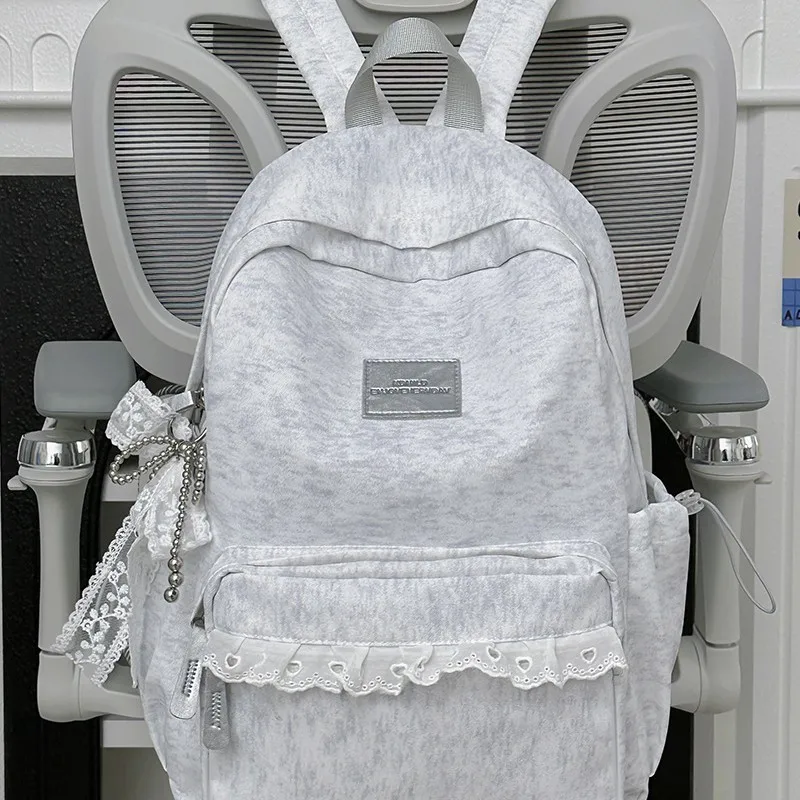 Cute Lightweight Daily School Backpack for Teenage Girls Casual Travel Daypack School Bag for Junior Senior High School Students
