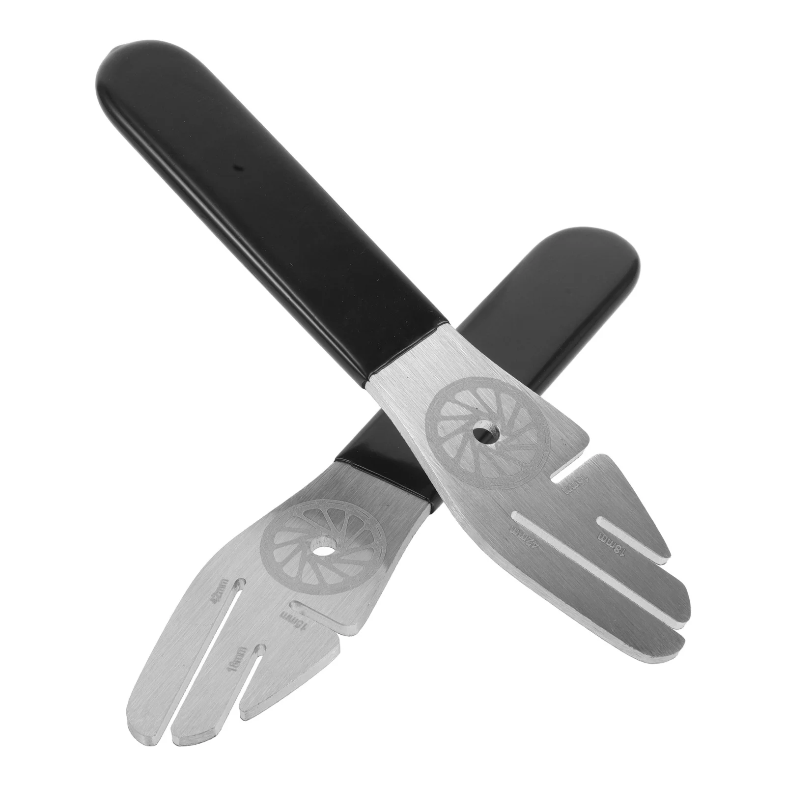 

2Pcs Portable Disc Brake Wrench Set Professional Bike Brake Adjustment Tool for Rotor Alignment Reliable Cycling Maintenance