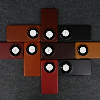 Ručně vyráběné pouzdro z pravé kůže pro Huawei Honor Magic 7 Pro Magic 6pro P50 P40 P30, estetické vintage zadní kryty pro telefon 10 nejlepší prodej Zadní kryt Honor 6x - №7