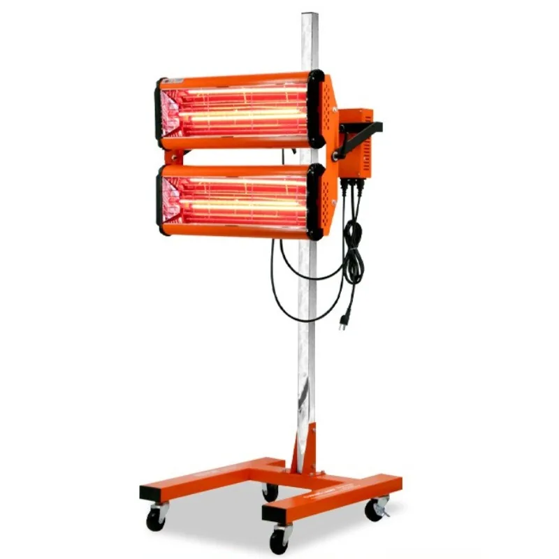 Mobile Shortwave Infrared Paint Curing Lamp Spray Booth Baking Lamp Putty Drying Light for Auto Paint