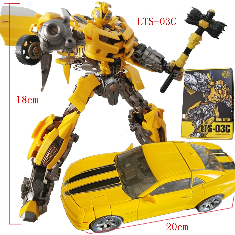 

Трансформирующиеся игрушки Hornet Warrior Bumblebee LTS03C 18CM, фигурка-модель Автоботов