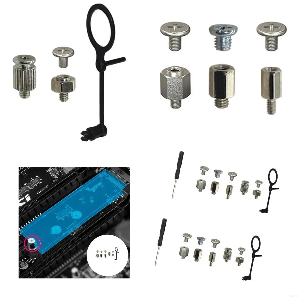 

K3NB M.2 SSD монтажные винты с эргономичной отверткой для совместимости материнской платы ПК