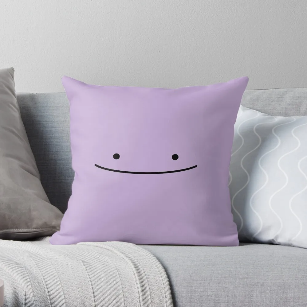 

Ditto Face Throw Pillow Luxury Pillow Case Pillowcase