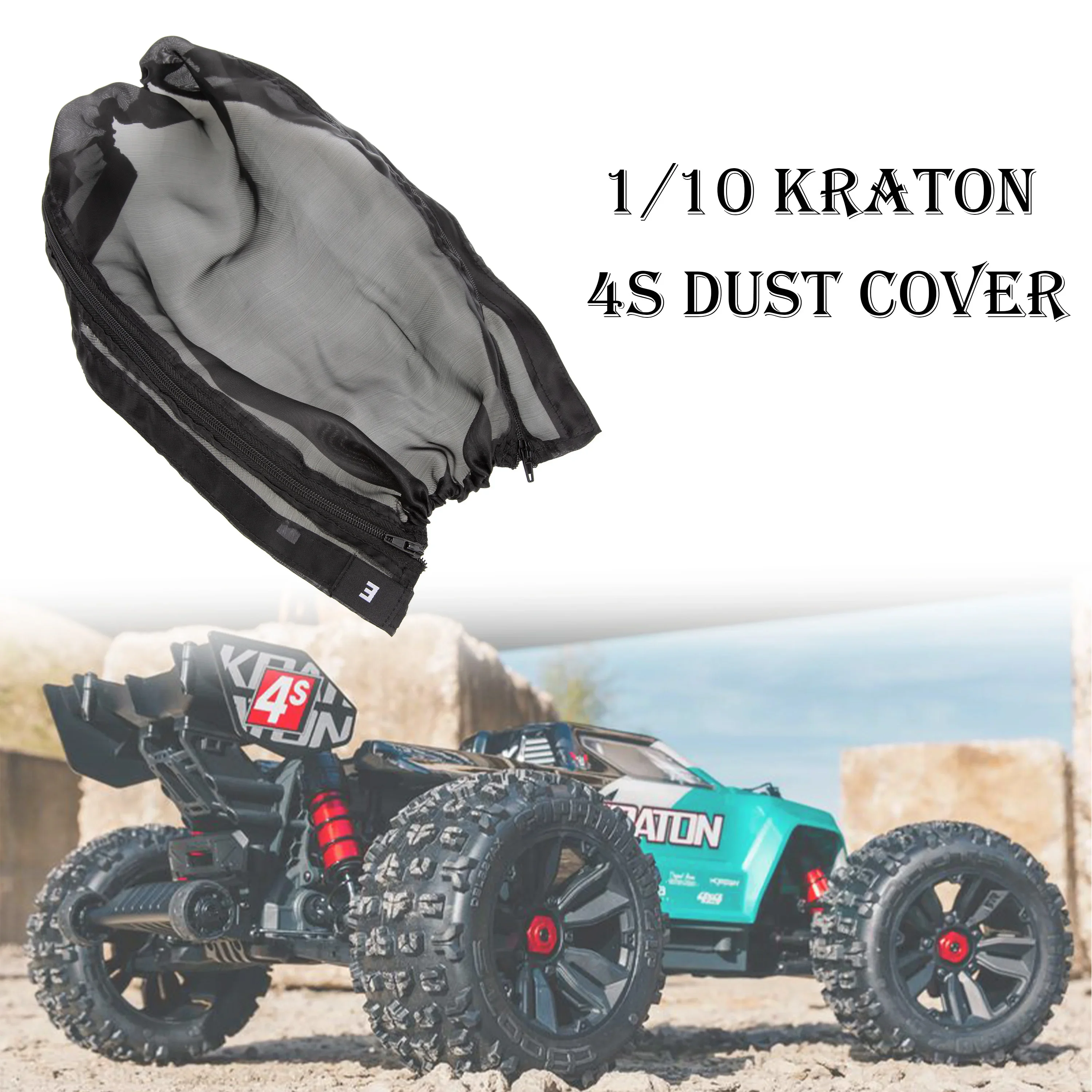 Wasserdichte Staubschutzhülle für ARRMA RC Truck, Chassis-Schutz, passend für Senton Kraton Mojave Granite 1/8 1/10 1/5 Desert Truck – Detail 7