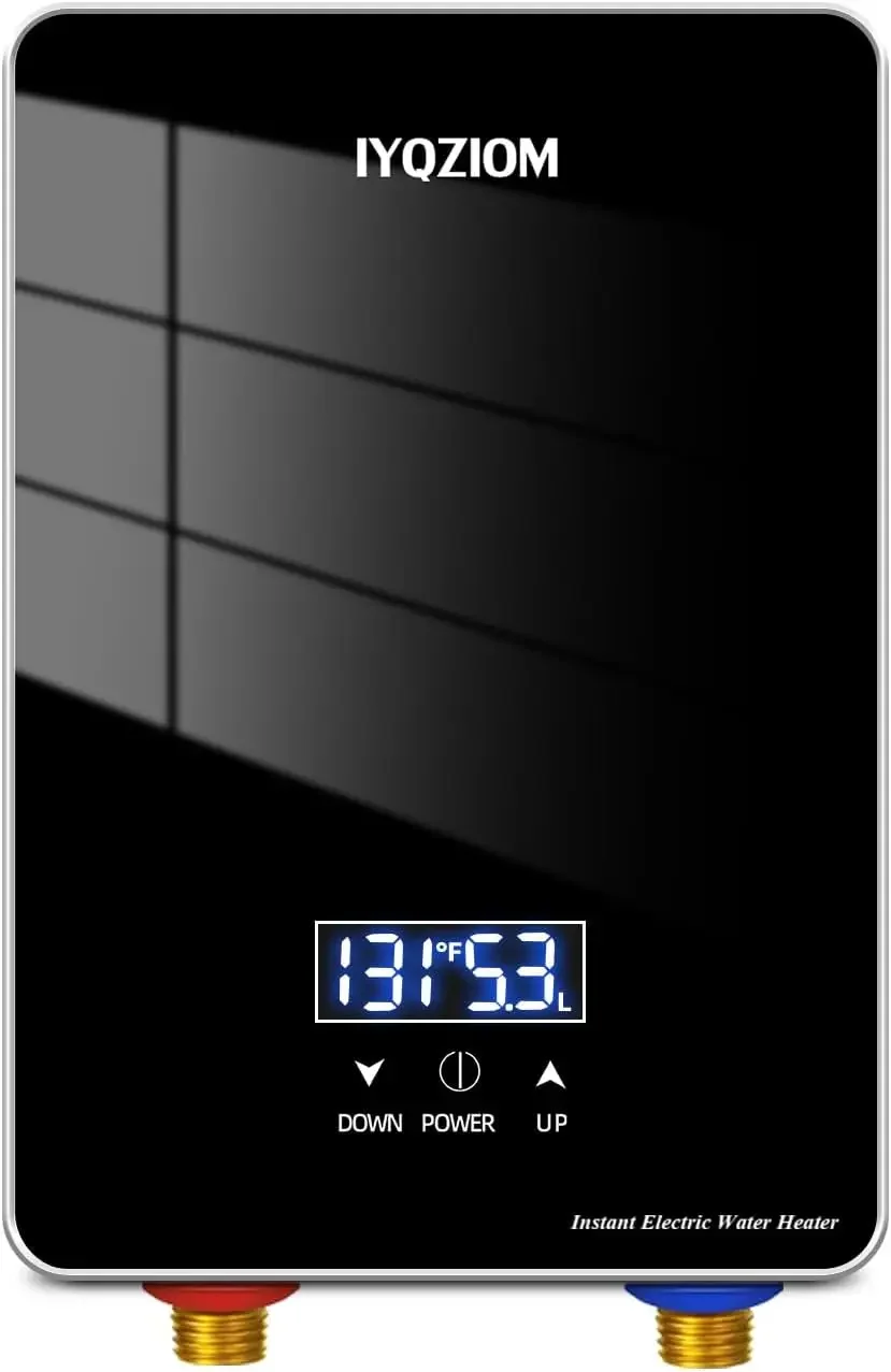 6500W 240V Electric Tankless Instant Water Heater,on Demand Full Hot Water | Smart Self-Modulating Tech for Kitchen,Bath&Under S