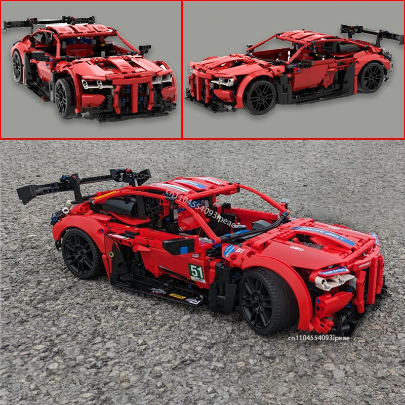 

1494Pcs Technical Supercar M4 GT-3 Champion Cars Building Blocks Model Sports Racing Vehicle Bricks DIY kids Toy Birthday Gifts