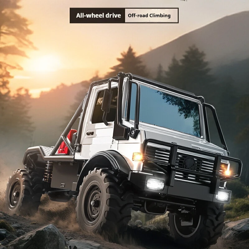 

Трансграничный хит продаж, новый продукт Mangniu MN333 Unimog 1:18, сплав, голова автомобиля для скалолазания, полномасштабная модель с дистанционным управлением