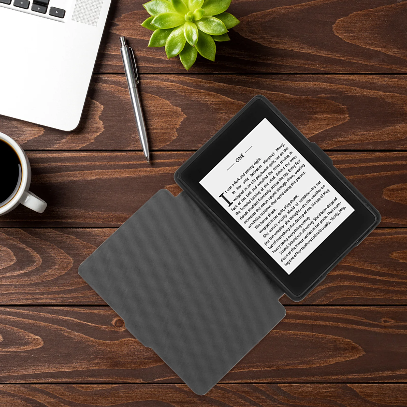 

Wake 8Th Protective Cover with Magnetic Sleep Function Premium Texture E-Reader Case Shockproof Wear Resistant