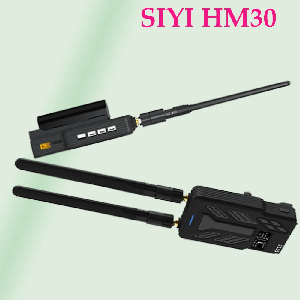 HM30 SIYI ยาว Full HD การส่งภาพดิจิตอลระบบ FPV 1080p 60fps 150ms SBUS PWM Mavlink Telemetry OSD 30KM CE FCC