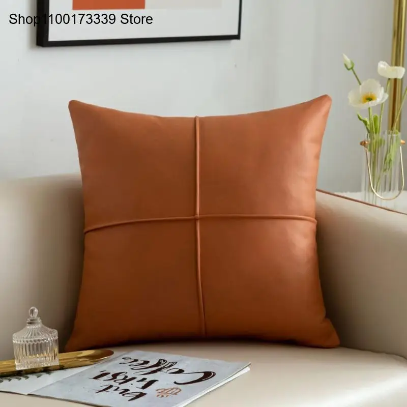 Nordic Minimalist Ins Living Room Sofa Pillow Retro Jacquard Model Room Embroidered Pillow Decoration Pillow