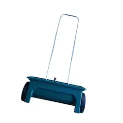 Hand Push Seed Spreader Walk behind Drop Spreader 12L Broadcast Spreader Seed Planter Tool for Lawn Garden Farm Salt Ice Melt