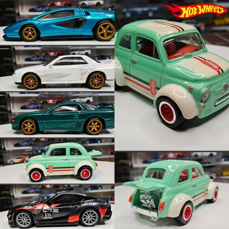 

Hot Wheels Boulevard 1:64 GJT68 No.96-100 TOYOTA NISSAN LAMBORGHINI Diecast Vehicle Alloy Body Chassis Premium Collect Model Car