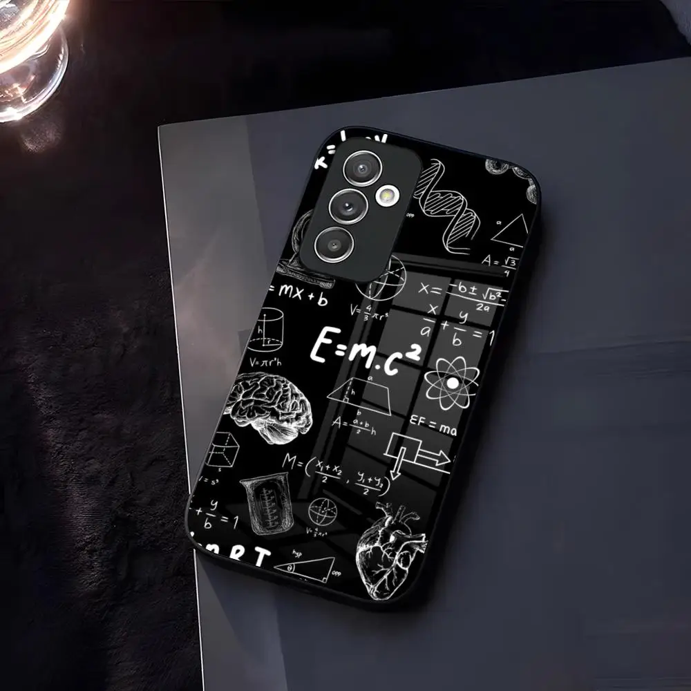 

Mathematical formula Phone Case Glass for Samsung Galaxy S21 S22 S25 S20 S24 S23 Ultra Fe Plus A34 A54 A24 A16 A52 A53 M54 Coque