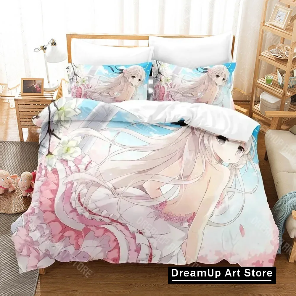 Anime Yosuga No Sora Bedding Set Boys Girls Twin Queen King Size Duvet Cover Pillowcase Bed boys Adult Home Textileextile