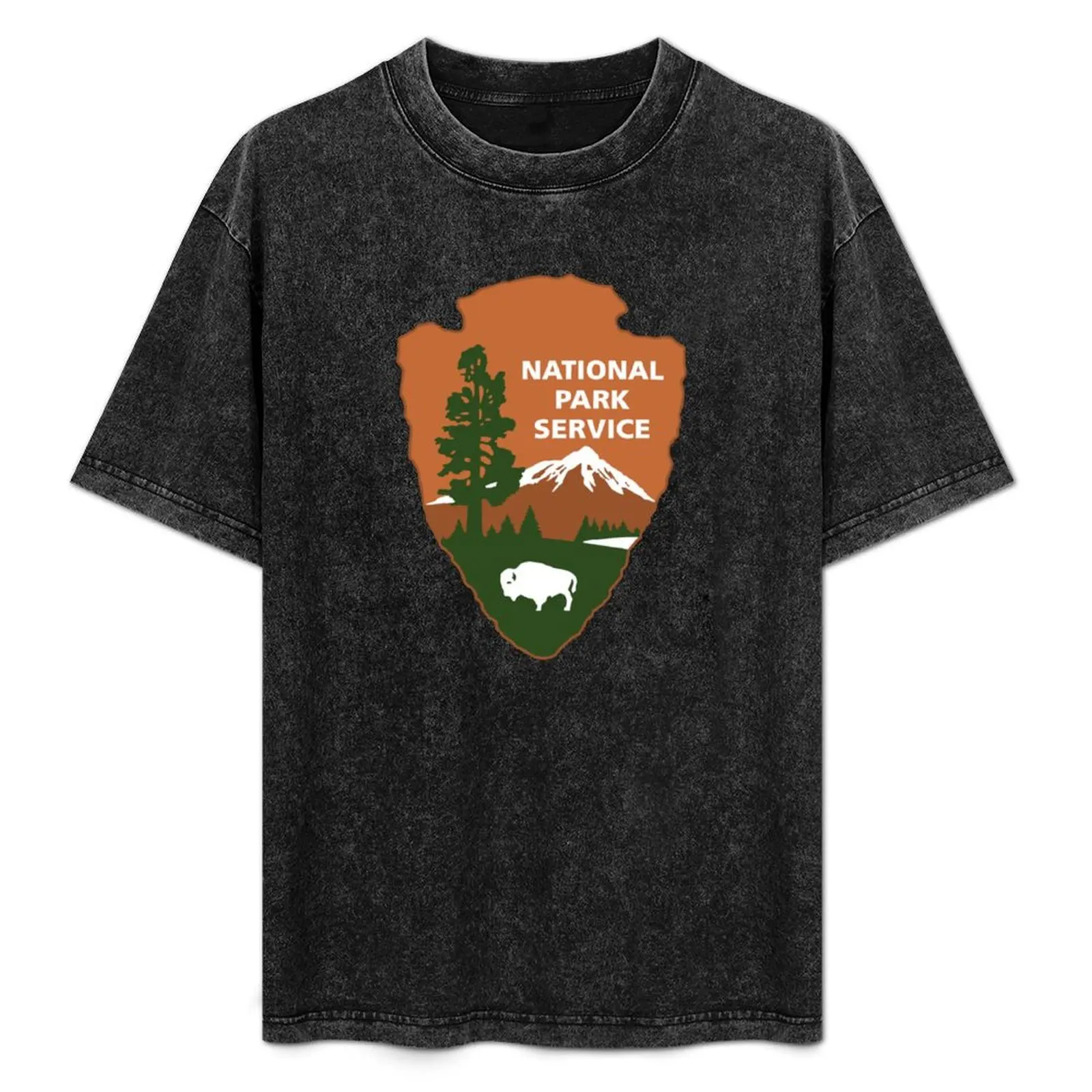 

National Park Service Logo T-Shirt summer clothes street wear t shirts for men cotton