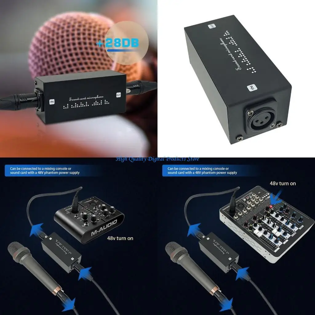 

U2JE Experience Professional Sound Dynamic Preamp Amplifiers Microphone Boosters