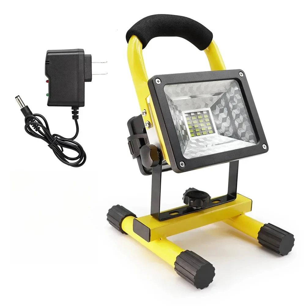 

Светодиодный перезаряжаемый портативный рабочий фонарь 60 Вт с подставкой, водонепроницаемый прожектор для кемпинга, походов, гаража, аварийных ситуаций