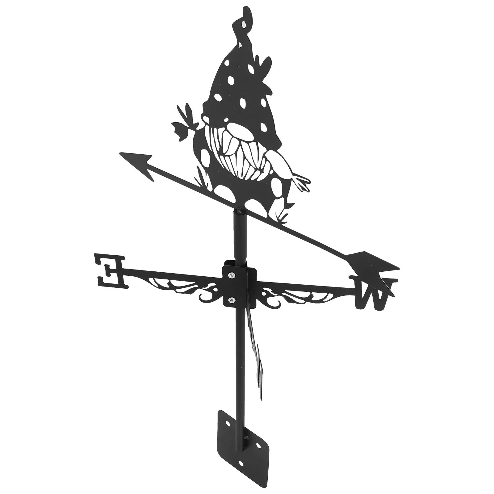

Iron Weather Vane Decorative Metal Wind Direction Indicator For Garden Yard Roof Ground Insert Outdoor Decor Lawn Stake