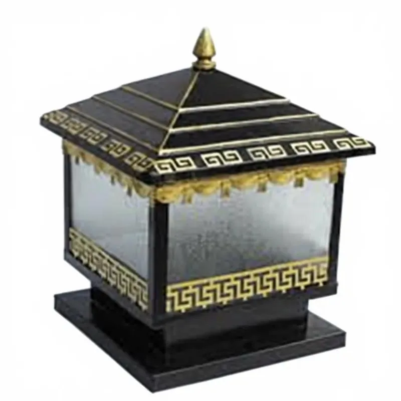 Solar DC LED garden fence light, waterproof outdoor induction column light, IP65 waterproof grade, suitable for garden