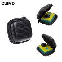 Portable Mini Box EVA Bag Case For Xiaomi Yi 4K Lite GoPro Hero 9 8 7 6 5 4 Black H9 Action Camera Case earphone headset