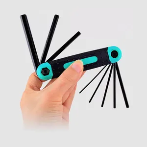 8 In 1 Folding Allen Wrench Set, Metric Key Set Tool, Folding Tamper Proof Torx Key Set, Key Key Key Star 6 Main Sales Key Allen - №1