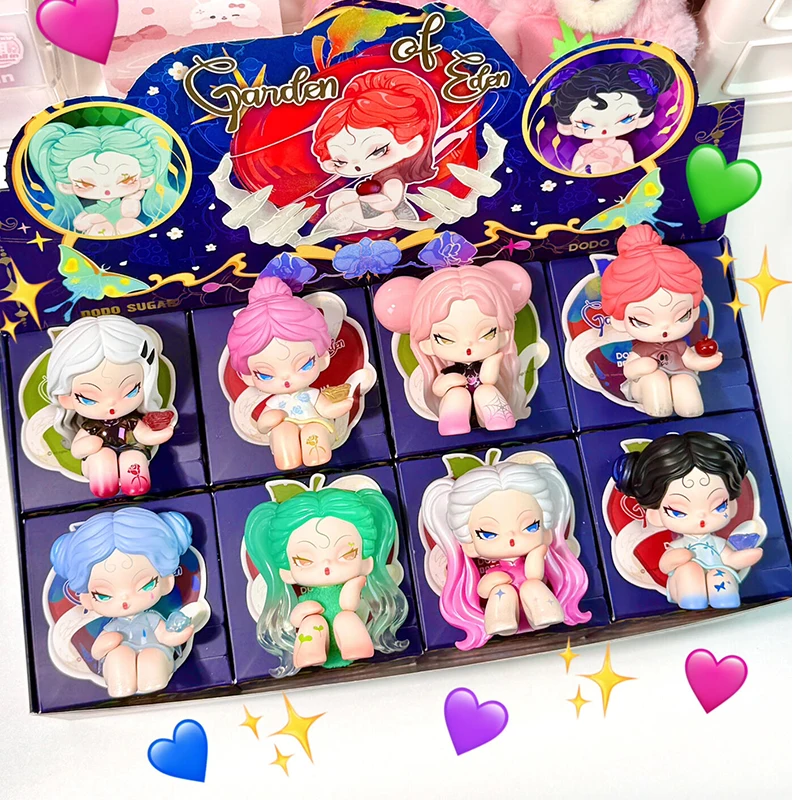 DoDo Nami Garden Of Eden Series - Caja Sorpresa con Mini Figura de Acción, Bolsa Sorpresa con Figura de Anime de Nami, Decoración de Escritorio, Juguetes de Caja Misteriosa