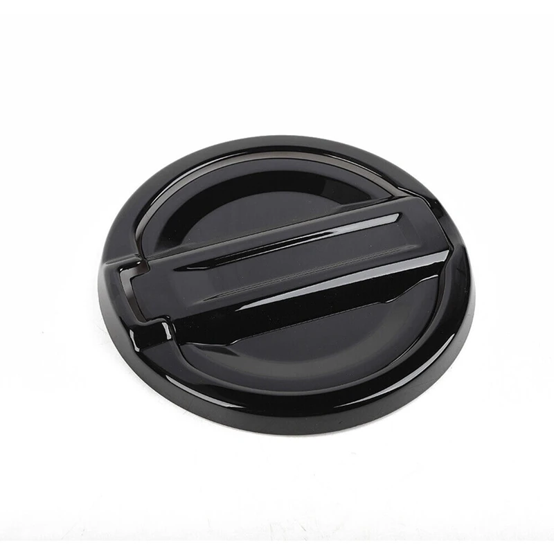 

For Jeep Wrangler JL 2018-2023 Car Door Fuel Filler Tank Gas Cap Tank Lid Cover Trim Exterior Accessories Component ABS Black