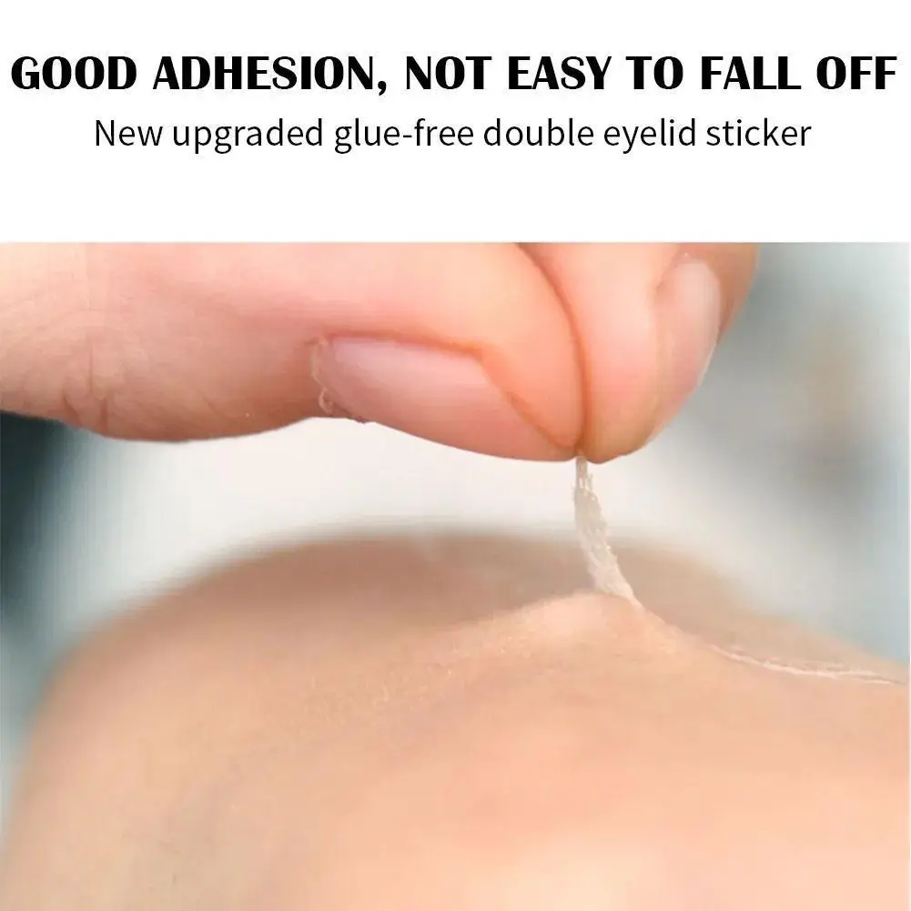 10sheet Gauze Lace Mesh Invisible Double Eyelid Sticker Waterproof Transparent Natural Self-adhesive Eyelid Tape Eye Makeup Tool