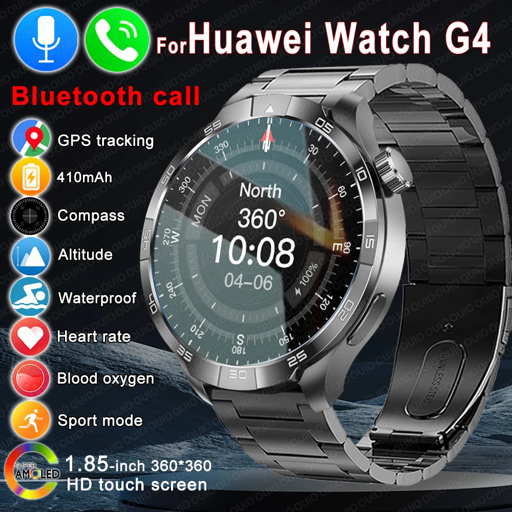 New For Huawei Smart Watch Original Men GPS Fitness Tracking NFC Bluetooth Call 1.85-inch Big Screen IP68 Waterproof smart watch