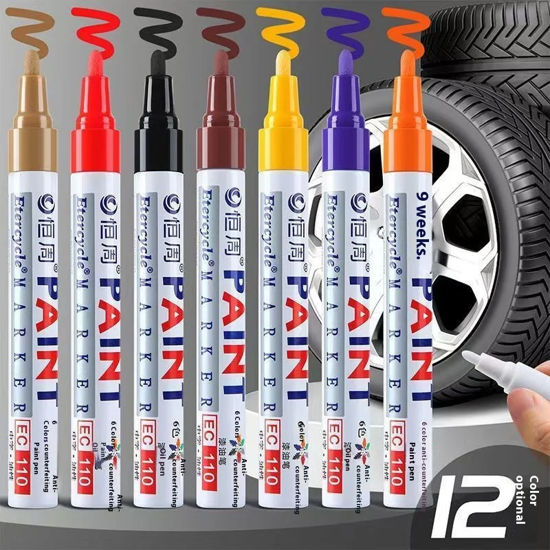 

Маркеры, черные/белые ручки для рисования на масляной основе, перманентный маркер для металла, дерева, холста, ткани, пластика, шины, стекла, водонепроницаемые